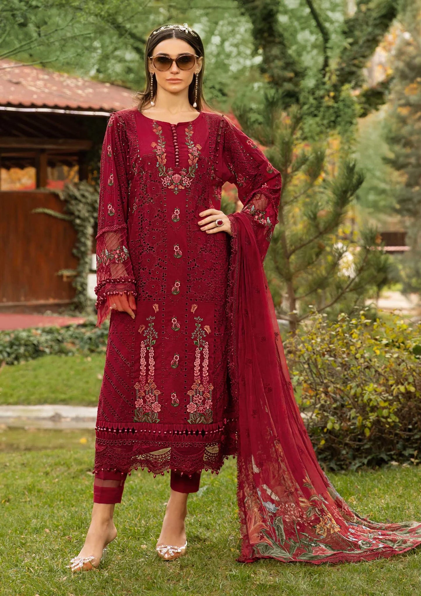 Maria B Embroidered Lawn 3 Piece Unstitched Collection