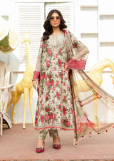 Embroidered Lawn Collection 3 Piece Unstitched