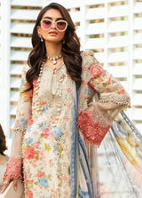 Embroidered Lawn Collection 3 piece Unstitched