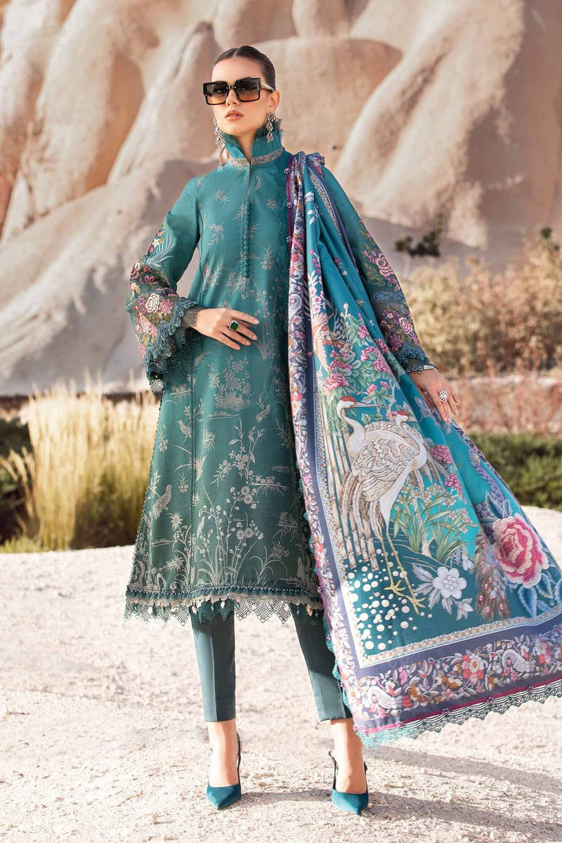 MARIA B LAWN WITH SILK DUPPATA