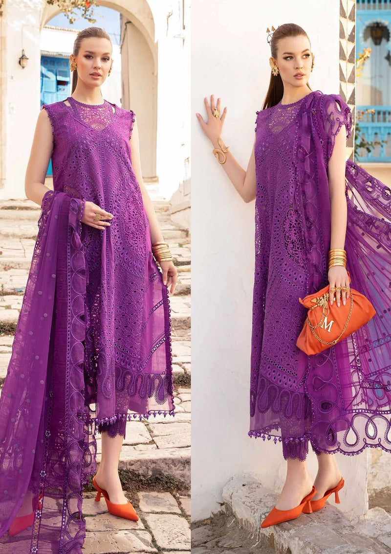 MARIA B PURPLE CHIKANKARI