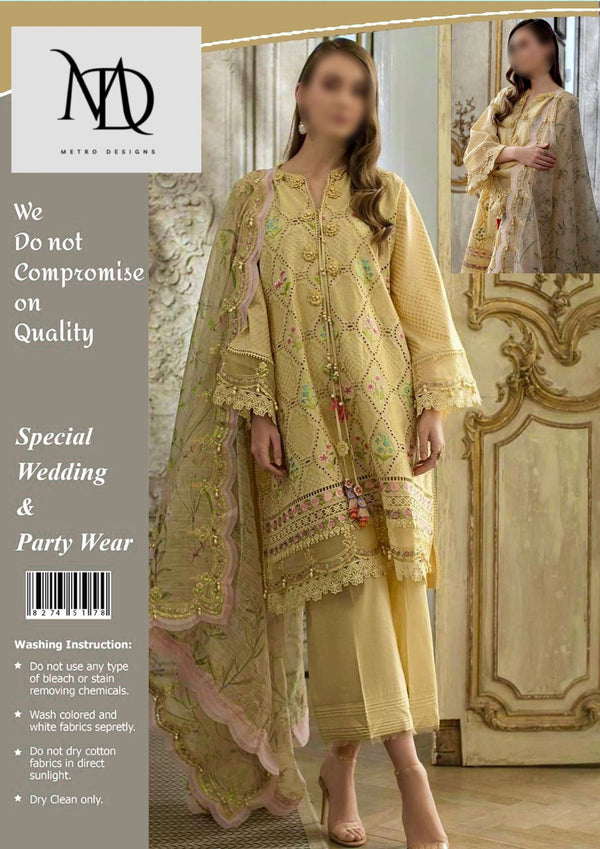 SOBIA NAZIR LEMON LUXURY LAWN