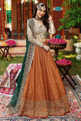 Ayesha Imran bridal maxi RUEDAD E SAHR-A ravishing blush long frock