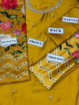 LULUSAR SILK YELLOW 3PC SUIT