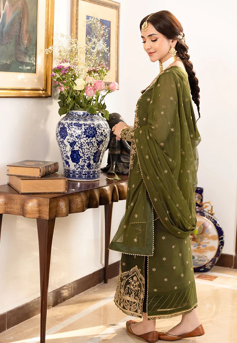 Asim Jofa Chiffon Collection 3 Piece Unstitched