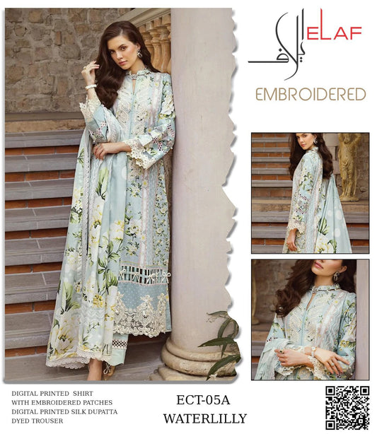 ELAF PREMIUM LAWN COLLECTION Digital printed lawn