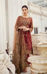 Iznik Chiffon Embroidered 3piece Unstitched